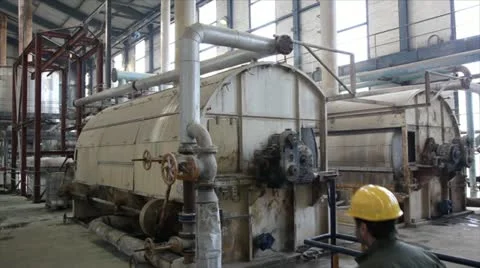 Work in Sugar Factory 库存影片 24658823