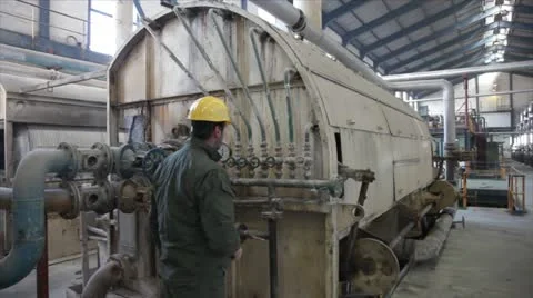 Work in Sugar Factory Stock Footage 24658860