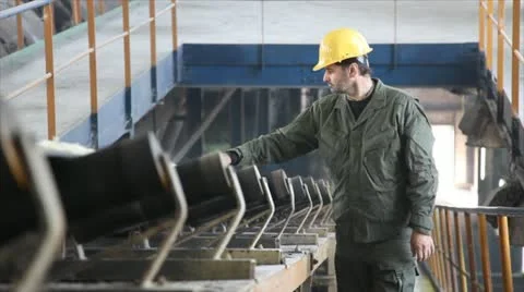 Work in Sugar Factory Stock Footage 24659555