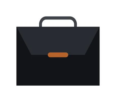 Work suitcase icon on white background Stock Illustration