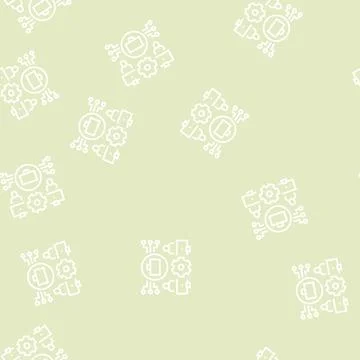 Work system line seamless pattern 스톡 일러스트