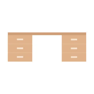 Work Table Icon Illustrazione stock