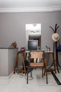 Work table Stock Photos