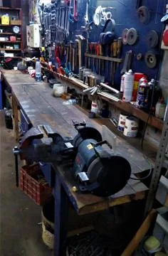 Work table Stock Photos