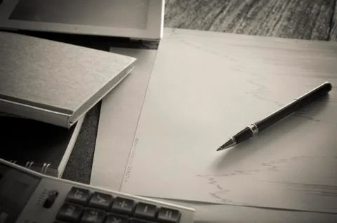 Work table Stock Photos