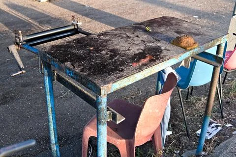 Work table Stock Photos