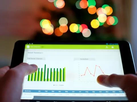 Work on the tablet and the rest on the couch Stock Photos