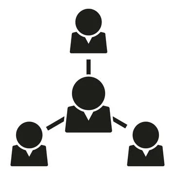 Work team icon simple vector. Human manager Stock Illustration