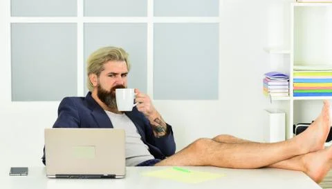 Work through evening or procrastinate further. Maintaining regular business Stock Photos