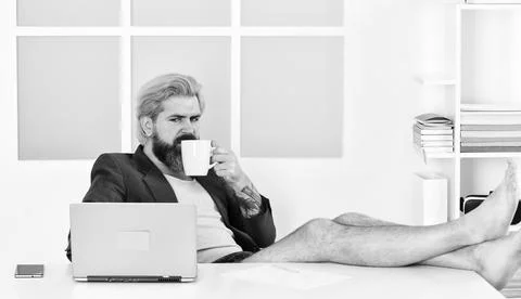 Work through evening or procrastinate further. Maintaining regular business Stock Photos