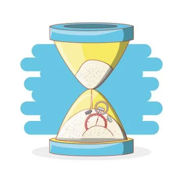 Work time elements icons Stock Illustration