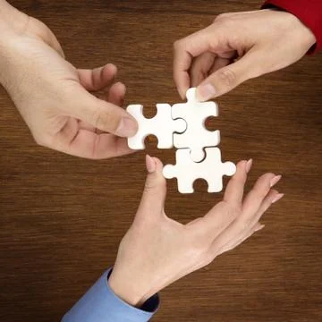 Work together Foto stock