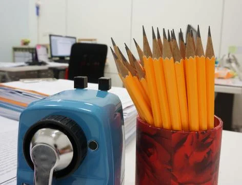 Work tool on office desk Stock Photos