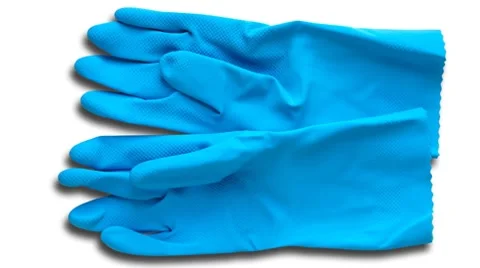 Work tools: rubber gloves Stock-Footage 8922852