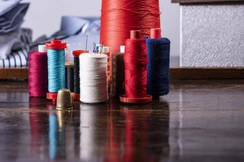 Work tools of a tailoring studio, Italian tailor Photos