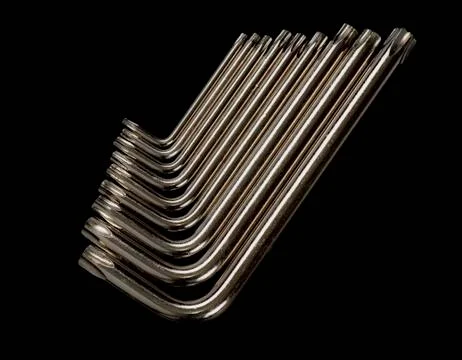 Work tools wrench star set Stock Photos