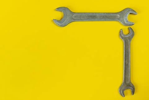 Work tools you need to work from home. working tools on a colored background Stock Photos