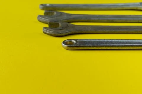 Work tools you need to work from home. working tools on a colored background Foto stock