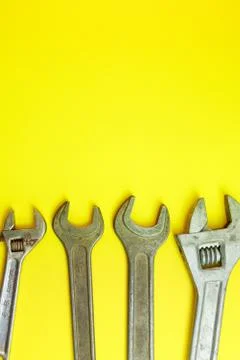 Work tools you need to work from home. working tools on a colored background 스톡 사진