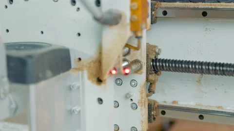 Work of transferring motion on an automatic machine Stock Footage 165750579