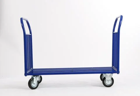 Work trolley, on white background Stock Photos
