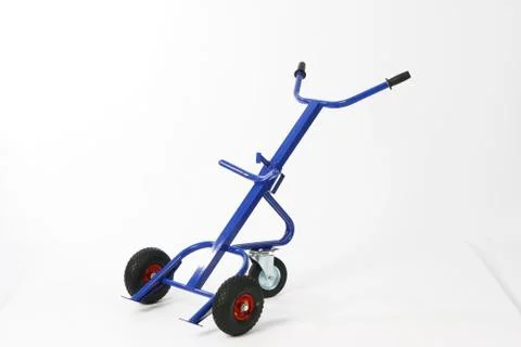 Work trolley, on white background Stock Photos