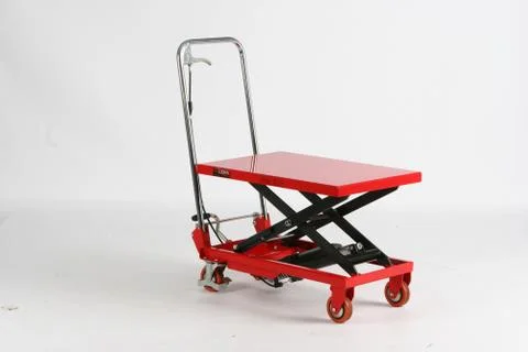 Work trolley, on white background Stock Photos