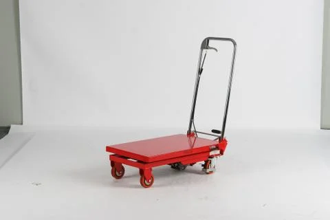 Work trolley, on white background Stock Photos