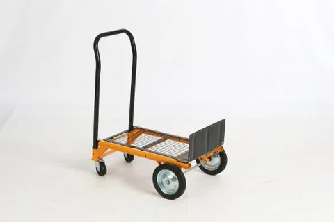 Work trolley, on white background Stock Photos