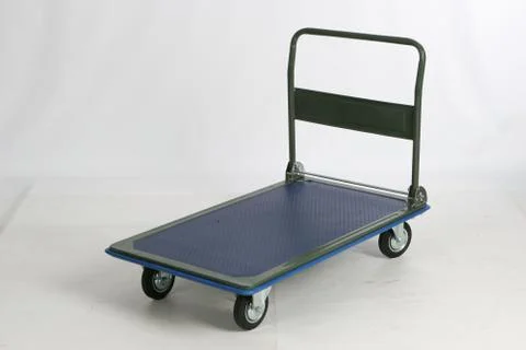 Work trolley, on white background Stock Photos