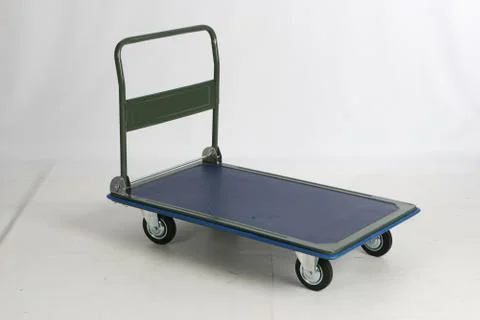 Work trolley, on white background Stock Photos