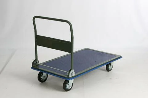 Work trolley, on white background Stock Photos