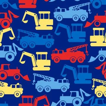 Work trucks Stock Illustration