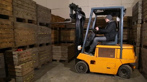 Work Trucks in the store Stock Footage 58628373
