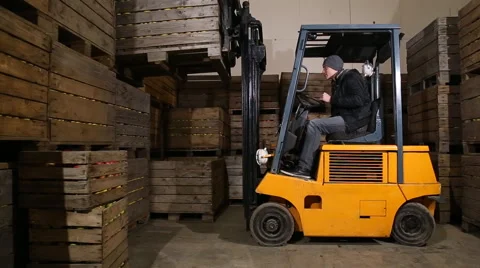 Work Trucks in the store Stock Footage 58665710