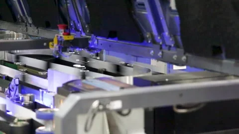 Work unit for sorting letters postcode Stock Footage 304818943