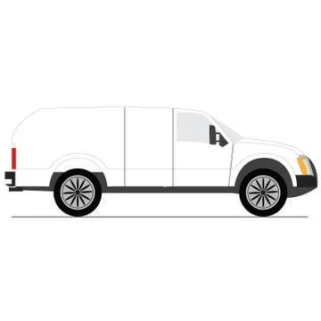 Work van Illustrazione stock