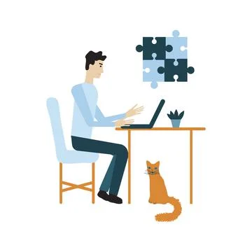 Work vector illustration Stock-Illustration