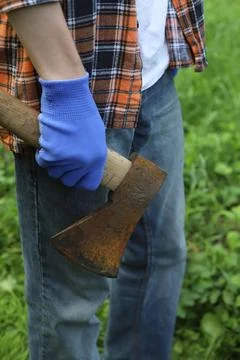 Work in the village Stock Photos