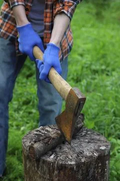 Work in the village Stock Photos