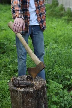 Work in the village Stock Photos