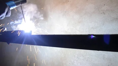 Work of the welder Video stock 97890238