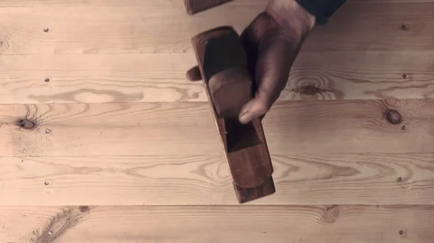 Work with wood in production. Stock Footage 99053450