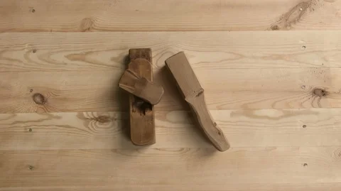 Work with wood in production. Stock Footage 99053507