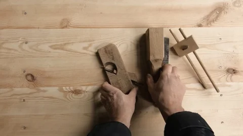 Work with wood in production. Stock Footage 99053522