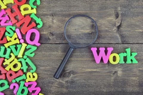 Work on wooden table Photos