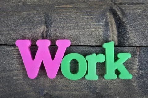 Work on wooden table Stock Photos