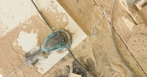 Workbench in the carpentry workshop Vídeo Stock 74722667