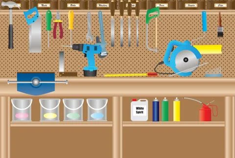 Workbench Stock-Illustration