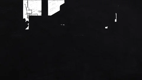 Workdesk Homeoffice, self-drawing lines on the blackboard Stock Footage 109202428